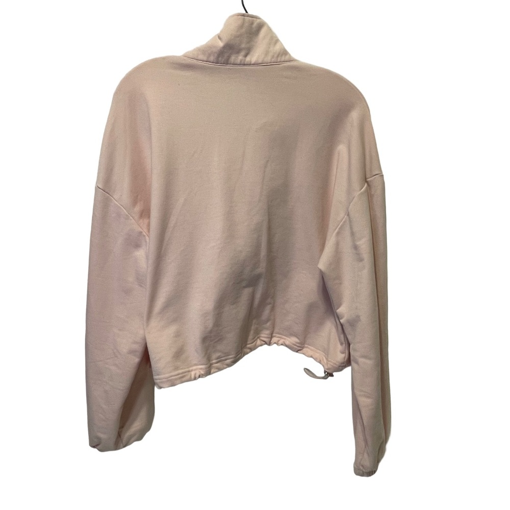 Light Pink Quarter-Zip Pullover Women’s Size Large - Picture 2 of 6